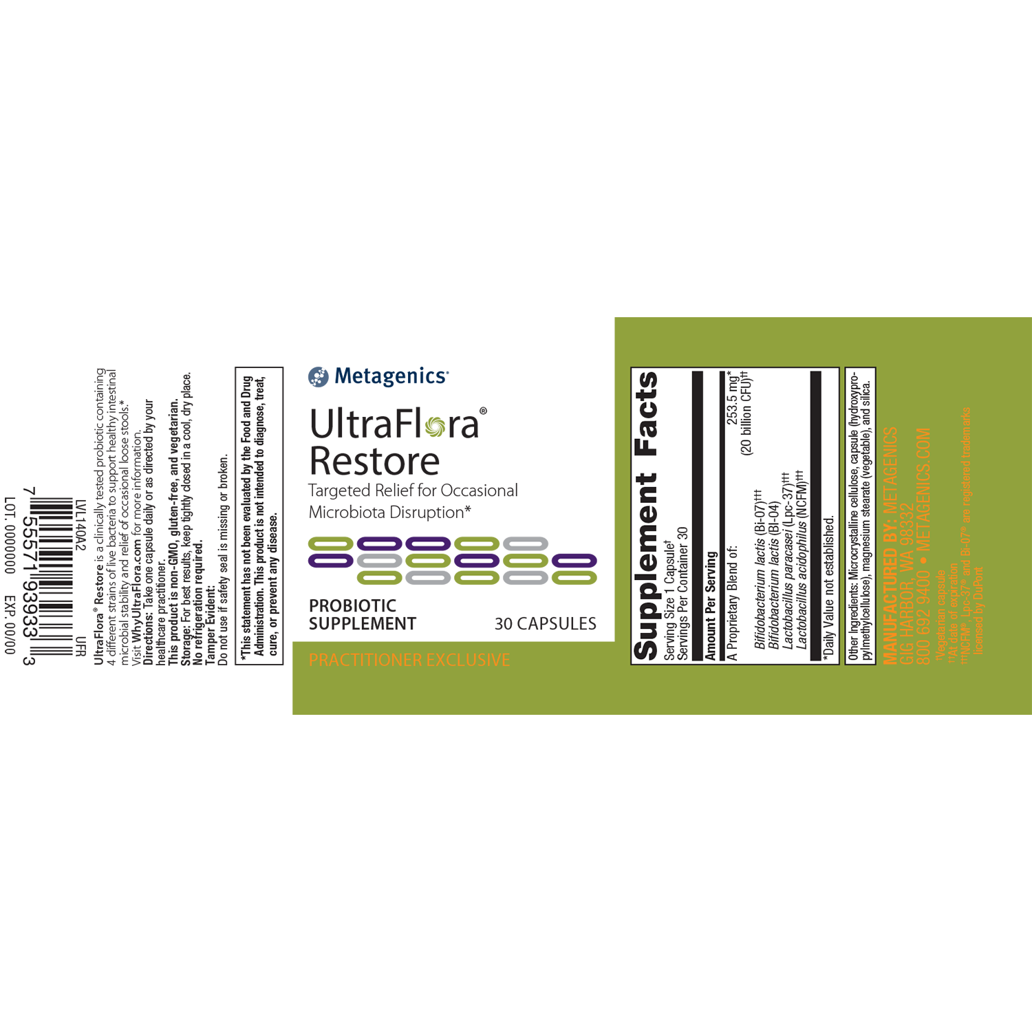 Metagenics UltraFlora Restore