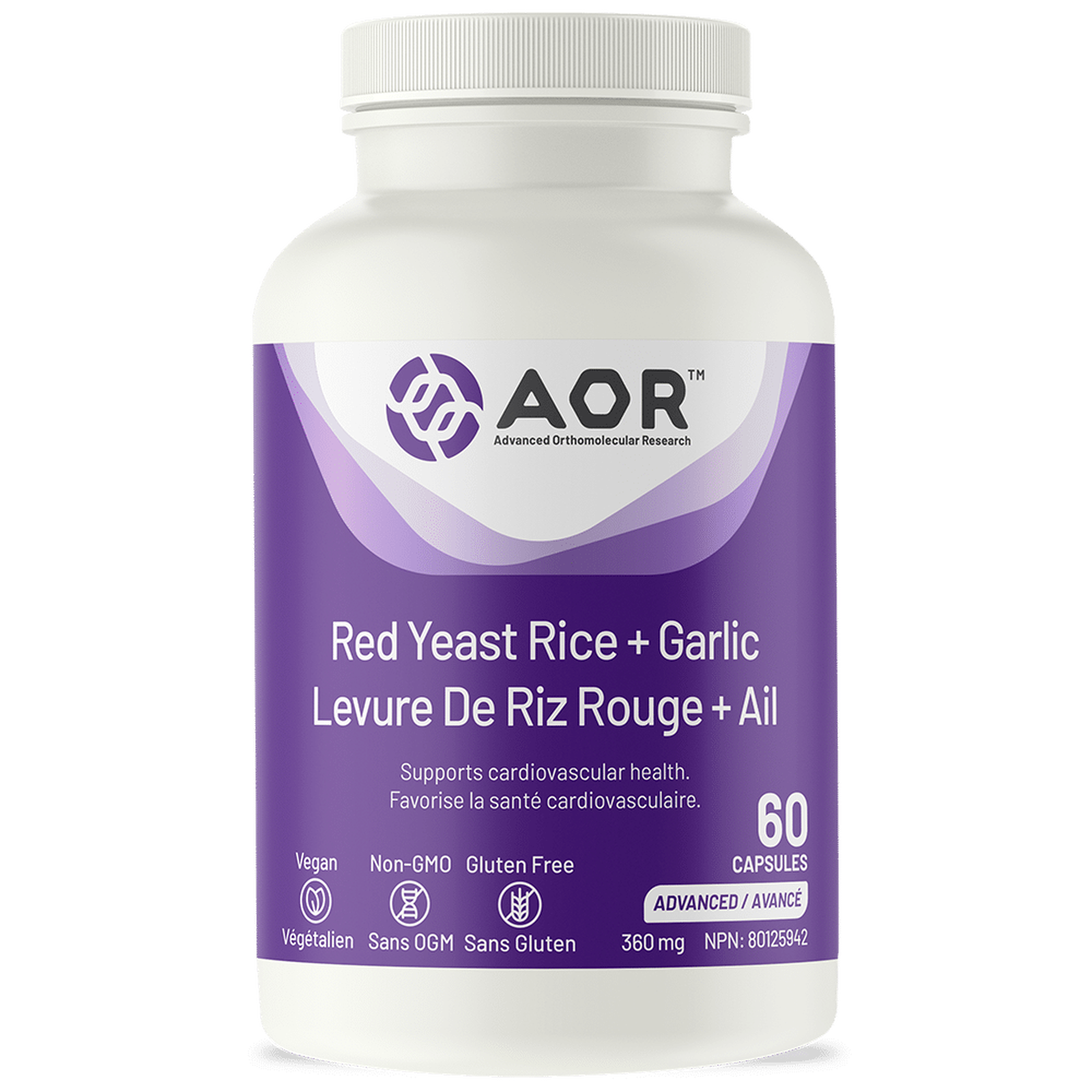 AOR Red Yeast Rice + Garlic - JoyVIVA -  