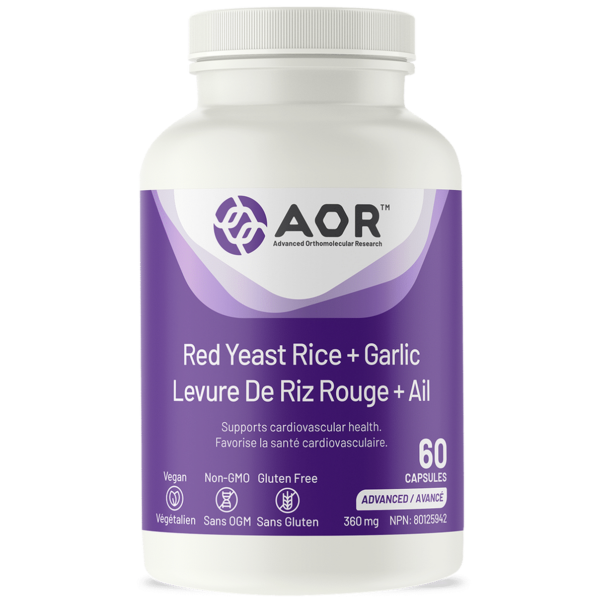 AOR Red Yeast Rice + Garlic - JoyVIVA -  