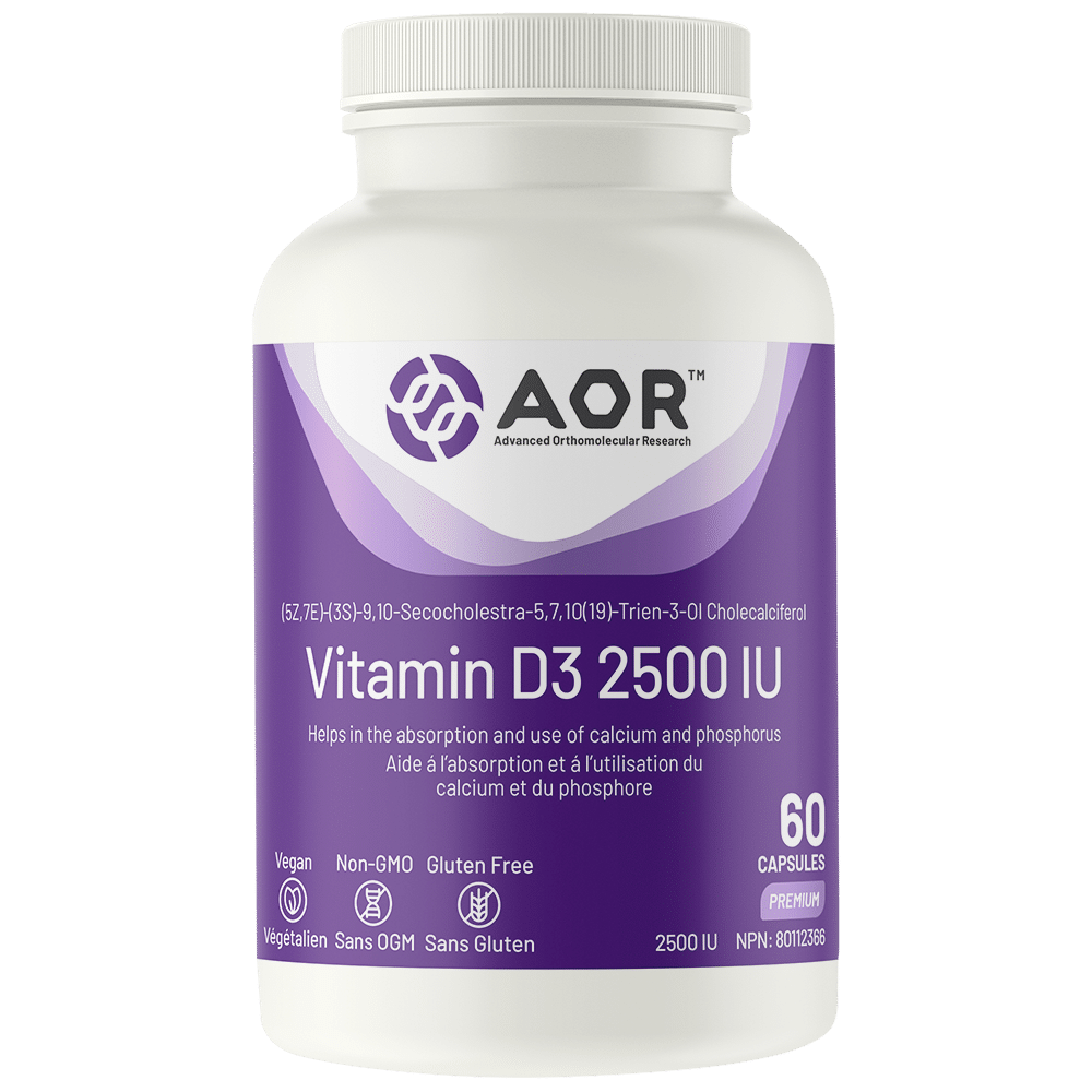AOR Vitamin D3 2500 IU - JoyVIVA -  