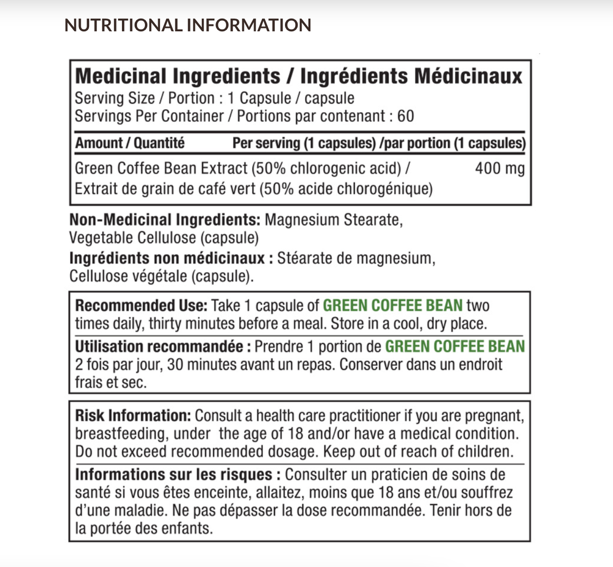 Alora Naturals Green Coffee Bean - JoyVIVA -  