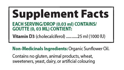 Alora Naturals Liquid Vitamin D3 - JoyVIVA -  