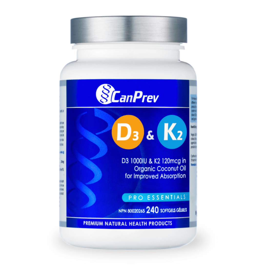 CanPrev D3 & K2 Softgel's - JoyVIVA -  