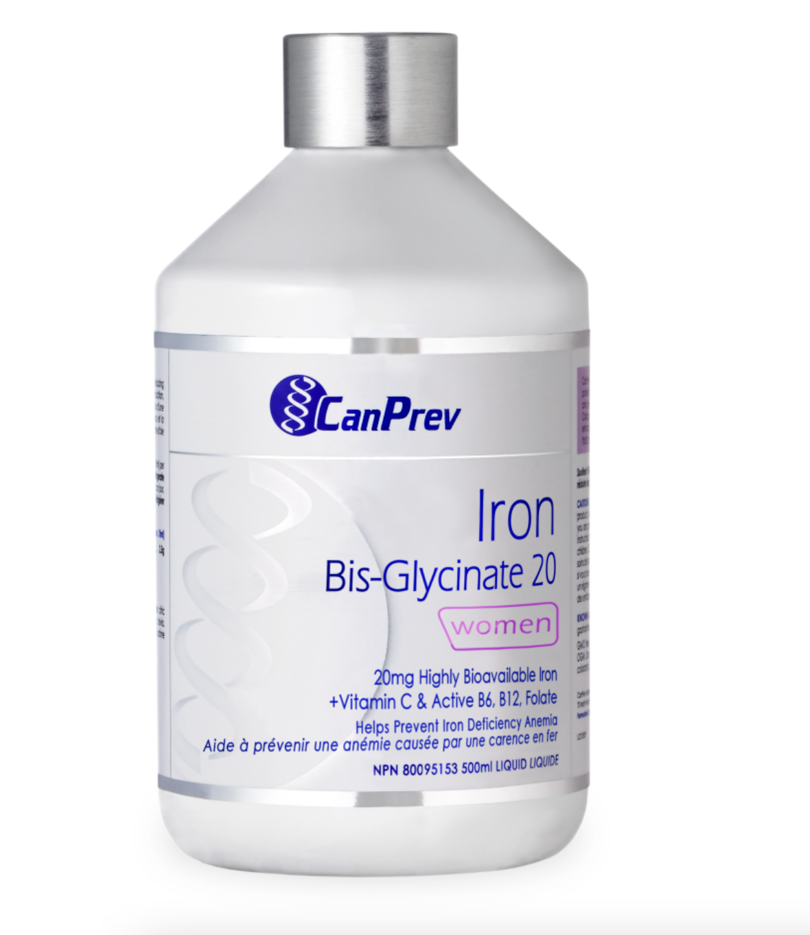 CanPrev Iron Bis-Glycinate 20 (Liquid) - JoyVIVA -  