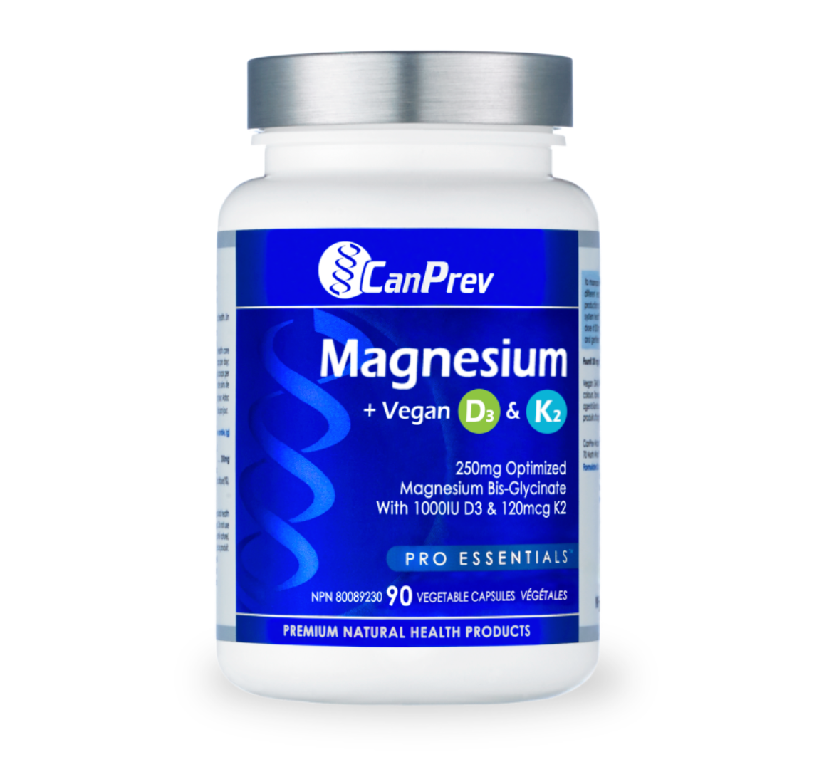 CanPrev Magnesium + Vegan D3 & K2 - JoyVIVA -  