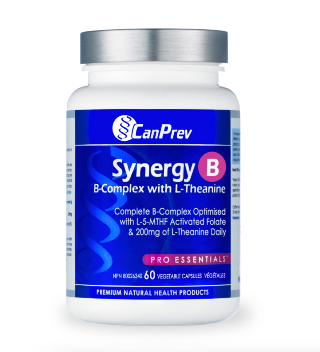 CanPrev Synergy B- Complex with L-Theanine - JoyVIVA -  
