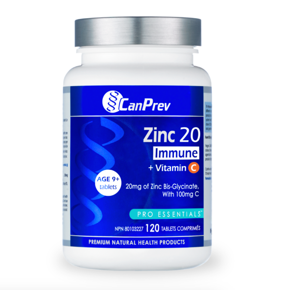 CanPrev Zinc 20 Immune + Vitamin C - JoyVIVA -  