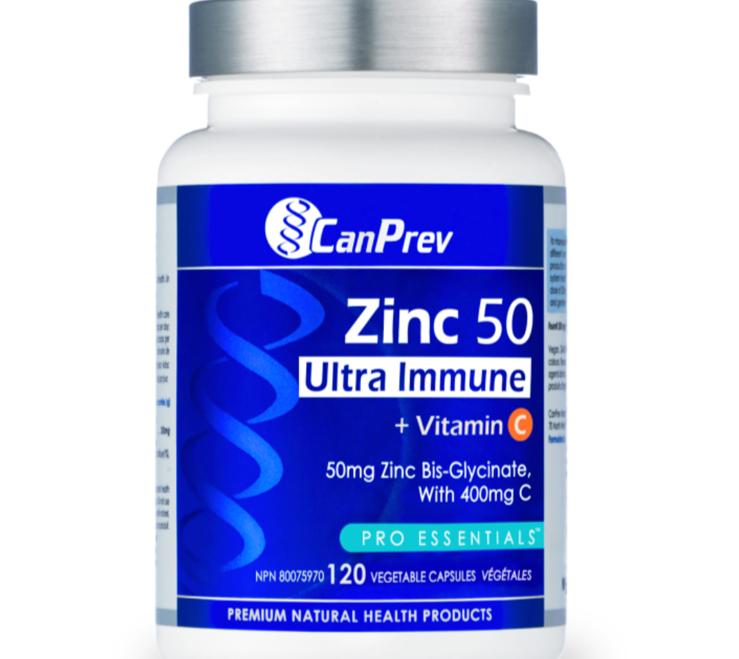 CanPrev Zinc 50 - Ultra Immune + Vitamin C - JoyVIVA -  