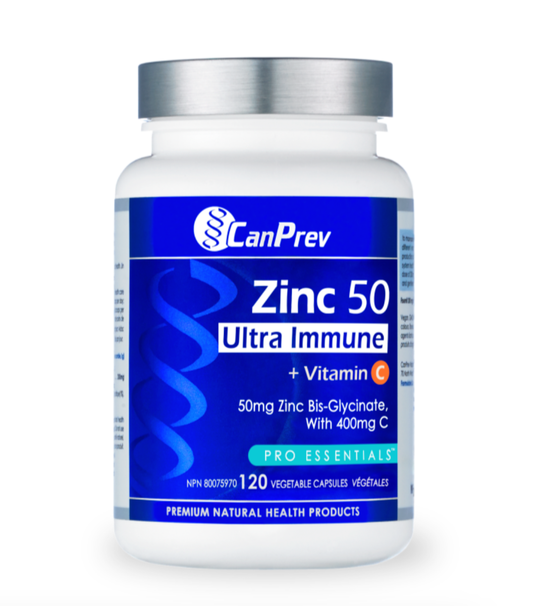CanPrev Zinc 50 - Ultra Immune + Vitamin C - JoyVIVA -  