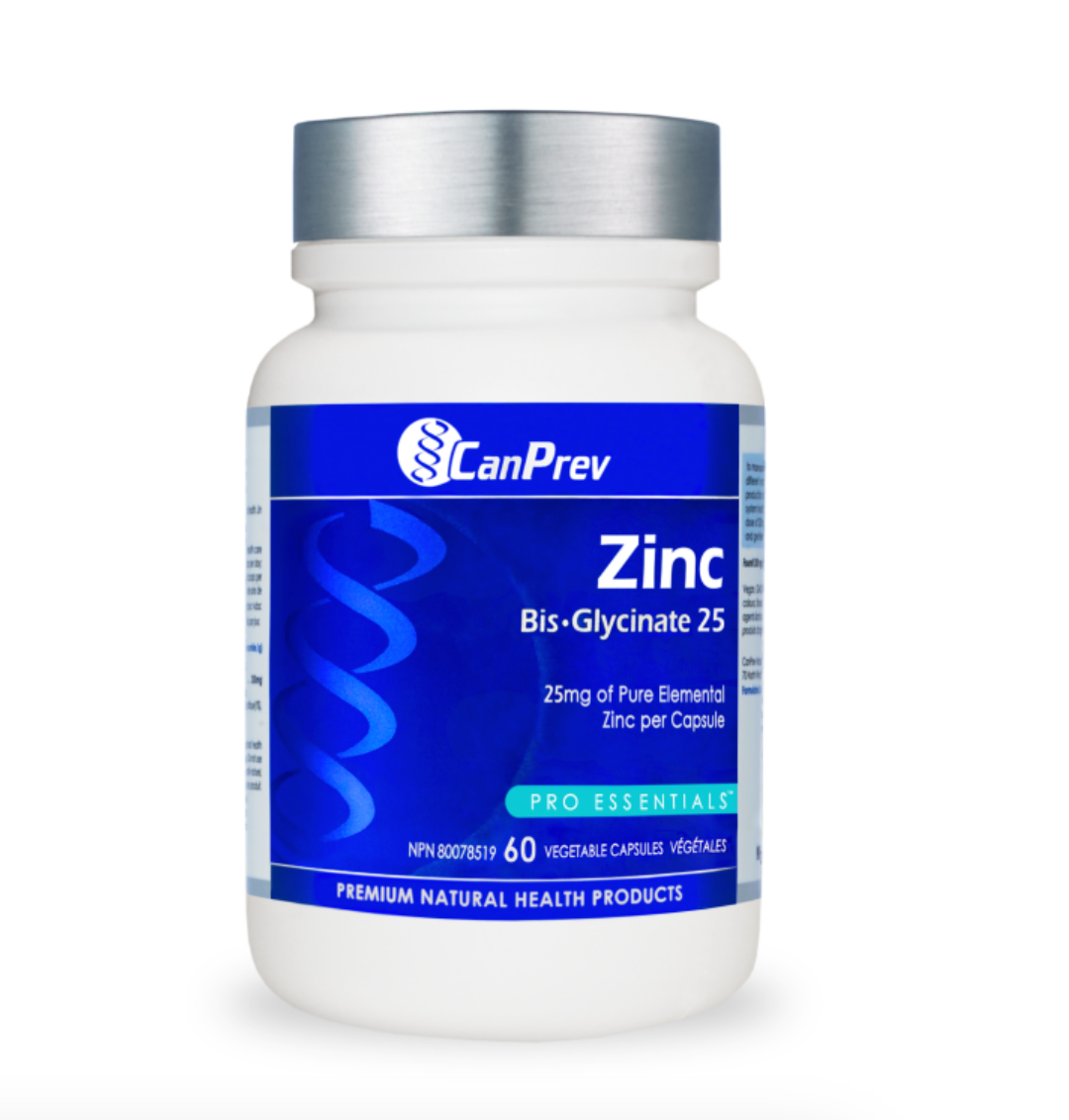 CanPrev Zinc Bis-Glycinate 25 - JoyVIVA -  