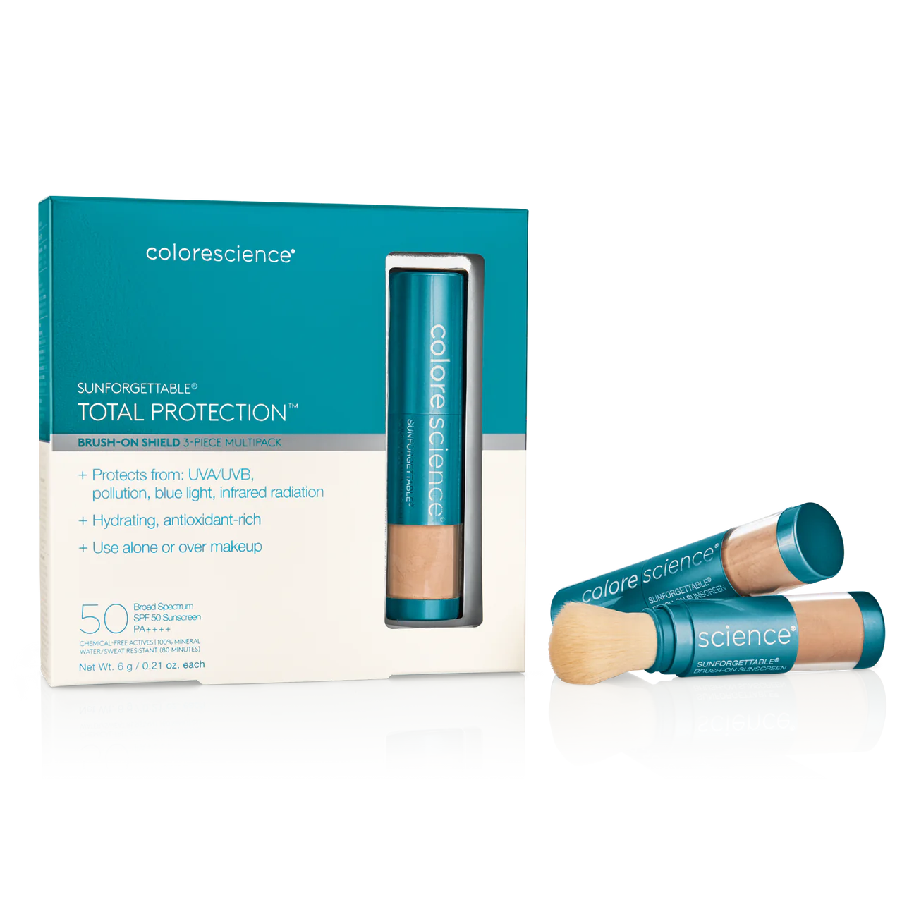 Colorescience Sunforgettable Total Protection Brush-On Shield SPF 50 - JoyVIVA -  