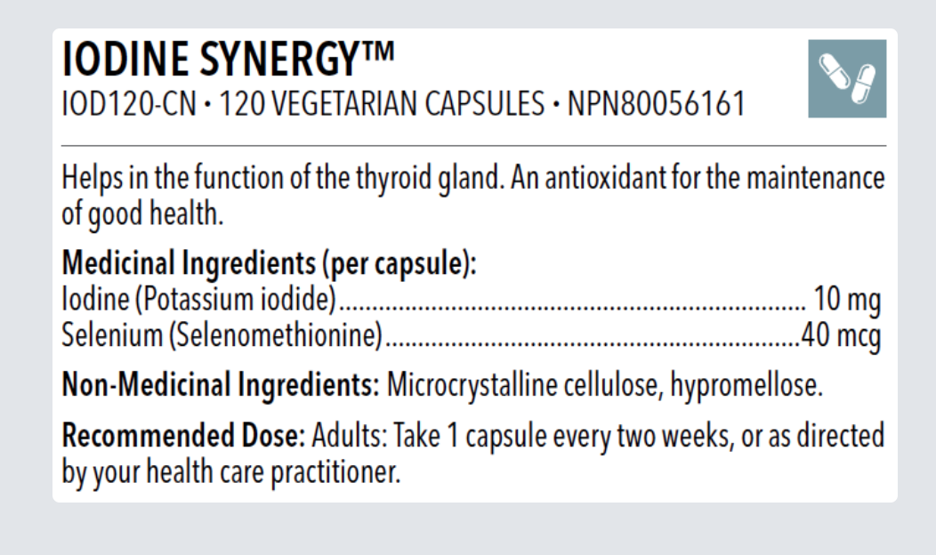Designs for Health Iodine Synergy - JoyVIVA -  
