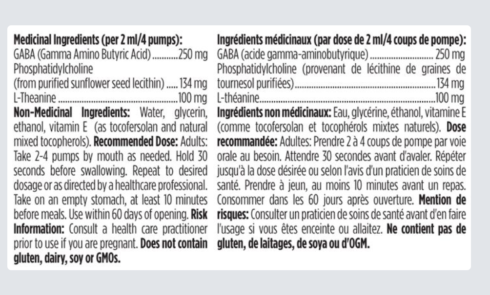 Designs for Health Liposomal GABA with L-Theanine - JoyVIVA -  