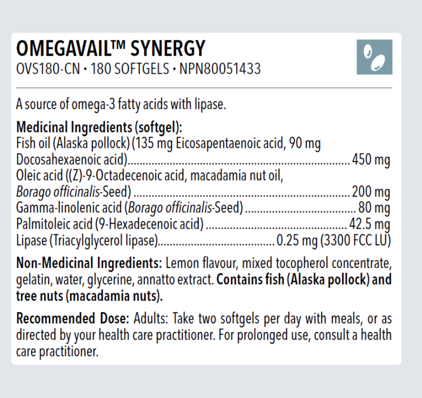 Designs for Health OmegAvail Synergy - JoyVIVA -  