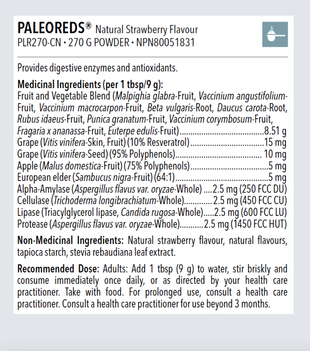 Designs for Health PaleoReds - JoyVIVA -  