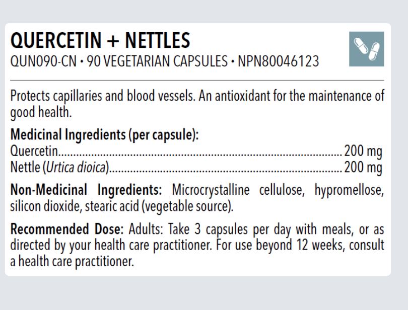 Designs for Health Quercetin + Nettles - JoyVIVA -  