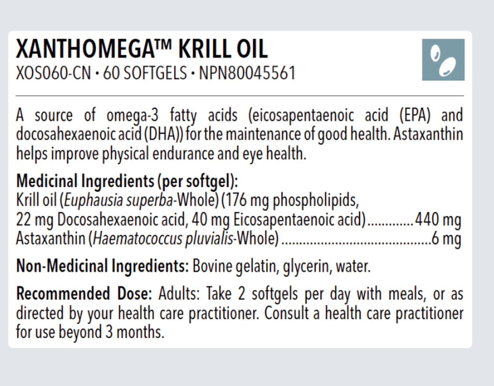 Designs for Health XanthOmega Krill Oil - JoyVIVA -  