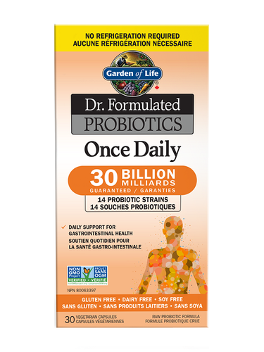 Garden of Life Dr. Formulated Probiotics Once Daily 30 Billion - JoyVIVA -  