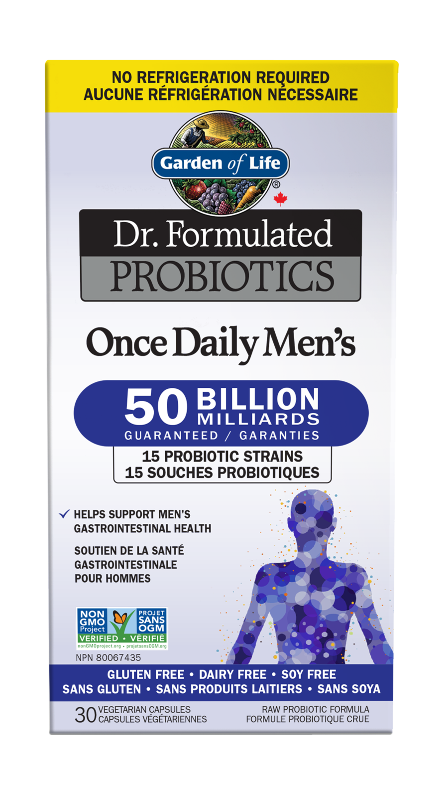 Garden of Life Dr. Formulated Probiotics Once Daily Men's - JoyVIVA -  