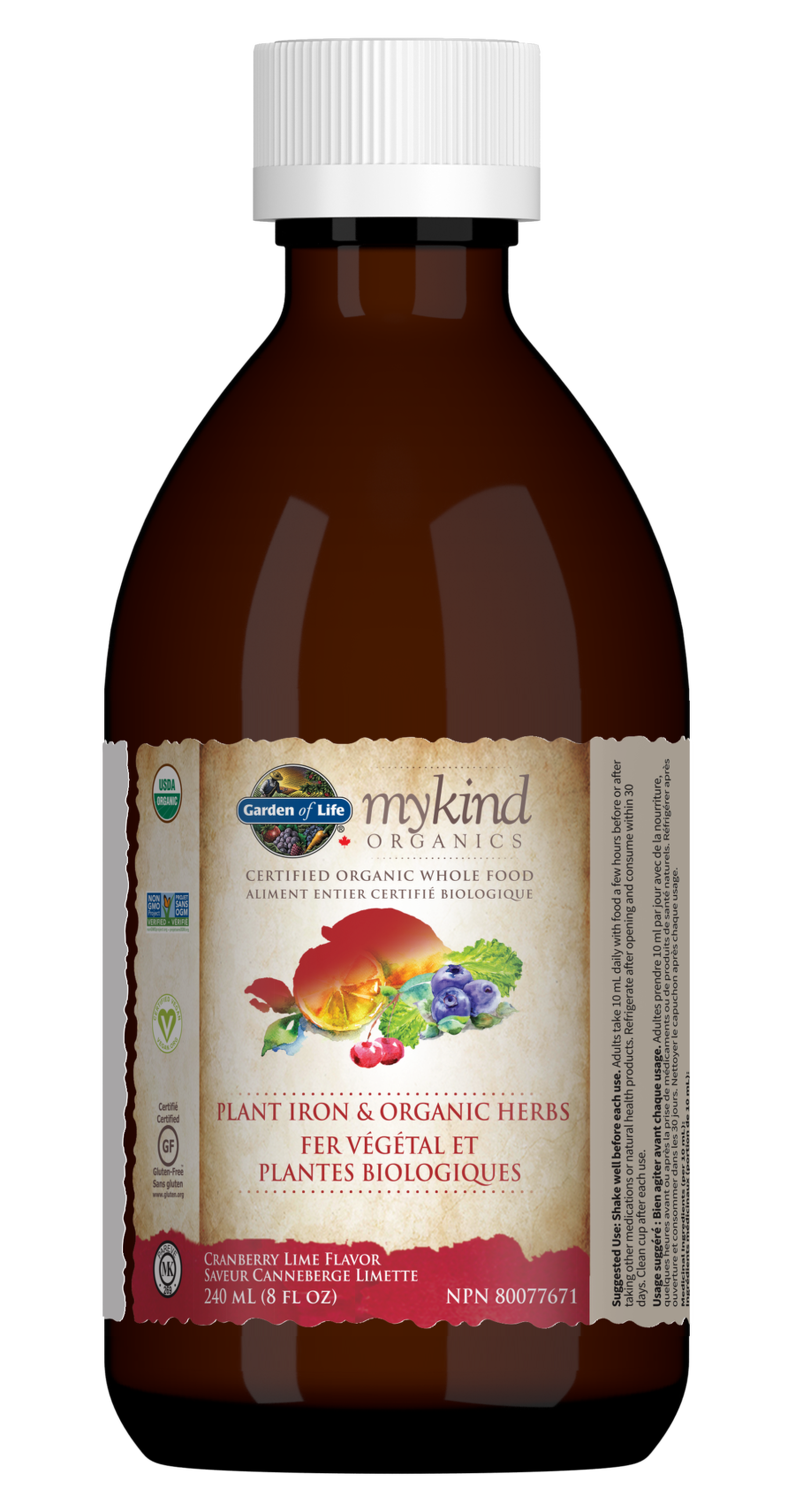 Garden of Life Mykind Organics Plant Iron and Herb - JoyVIVA -  
