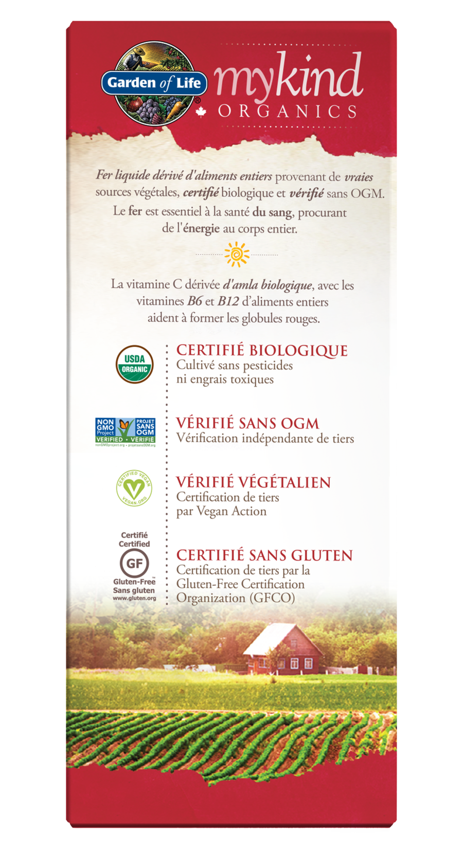 Garden of Life Mykind Organics Plant Iron and Herb - JoyVIVA -  
