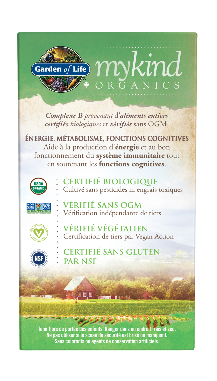 Garden of Life Mykind Organics Vitamin B-Complex - JoyVIVA -  