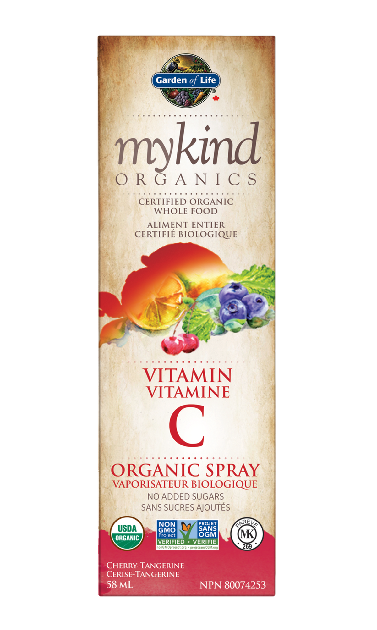 Garden of Life Mykind Organics Vitamin C Spray - JoyVIVA -  