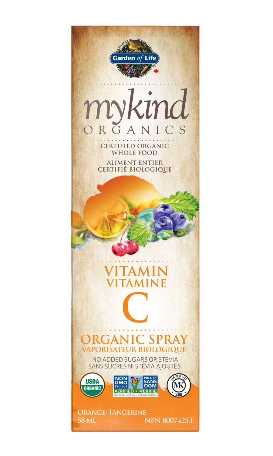 Garden of Life Mykind Organics Vitamin C Spray - JoyVIVA -  