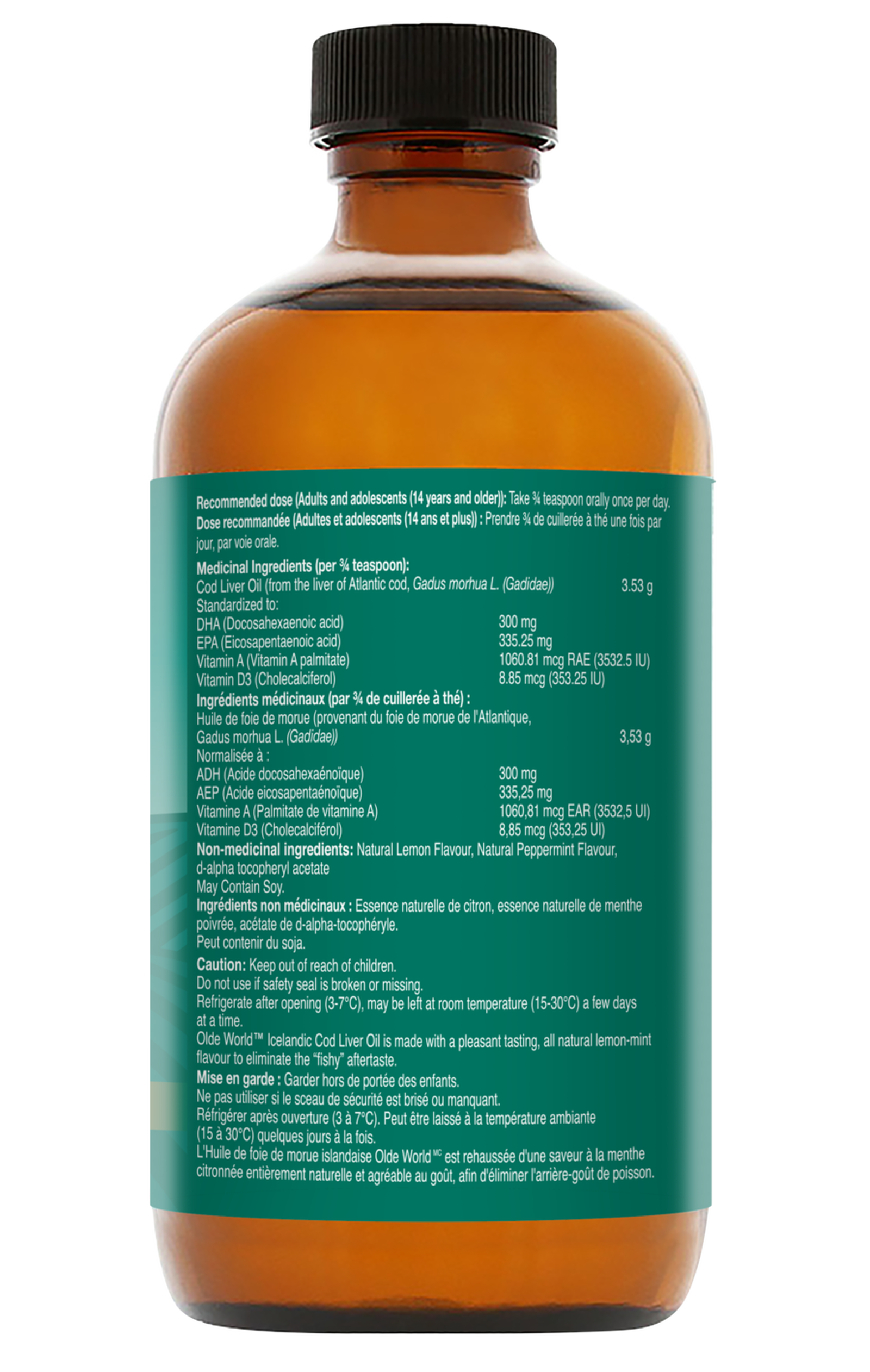 Garden of Life Olde World Icelandic Cod Liver Oil - JoyVIVA -  