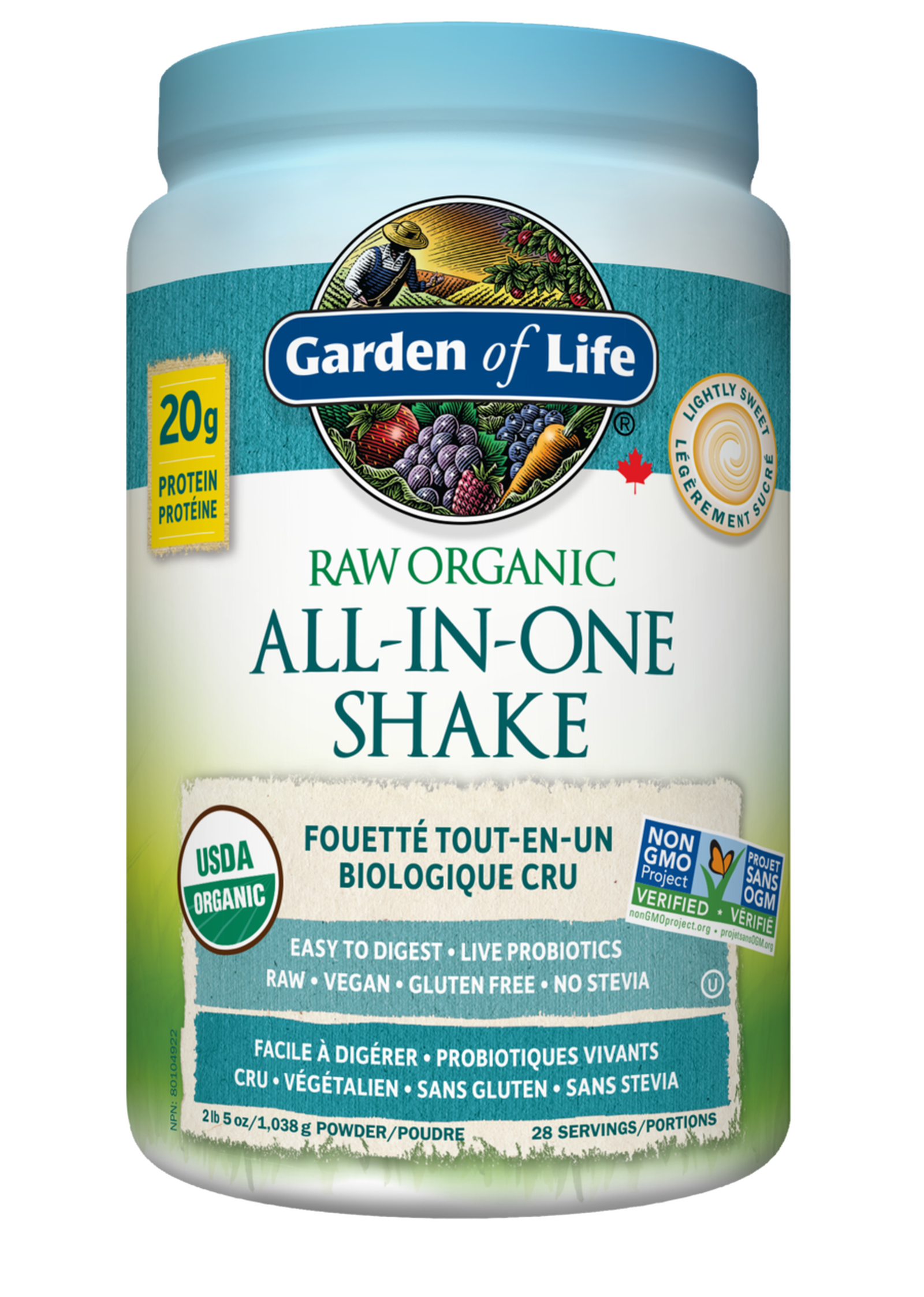 Garden of Life Raw All-In-One Nutritional Shake - JoyVIVA -  