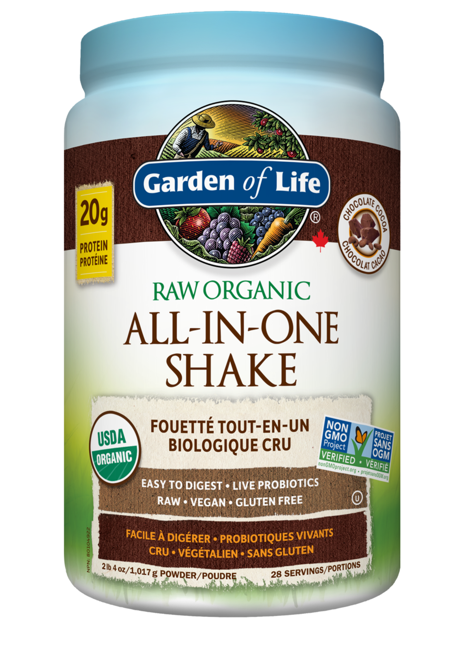 Garden of Life Raw All-In-One Nutritional Shake - JoyVIVA -  