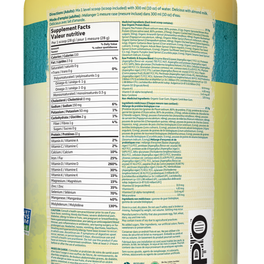 Garden of Life Raw Organic Protein - JoyVIVA -  