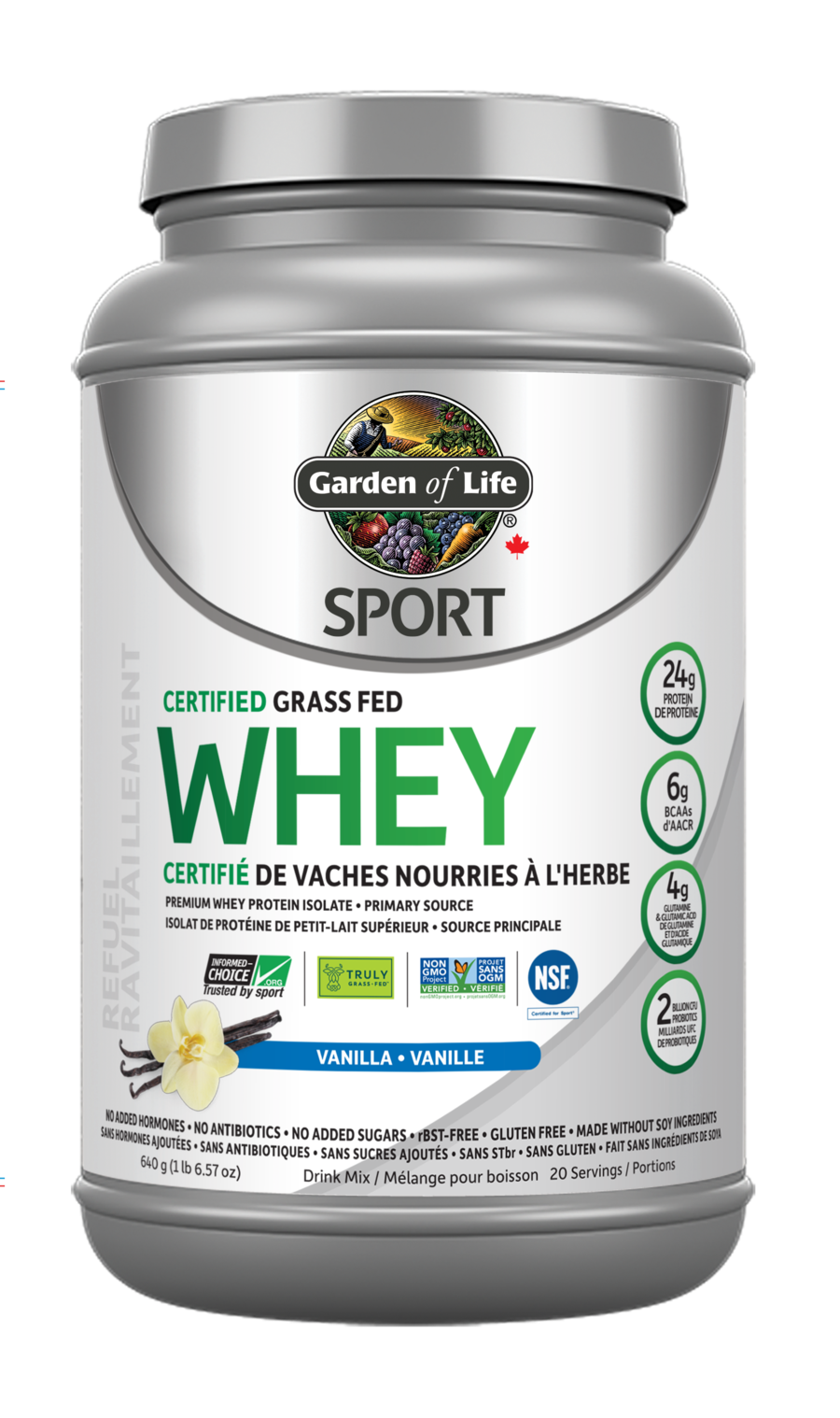 Garden of Life SPORT Certified Grass Fed Whey - JoyVIVA -  