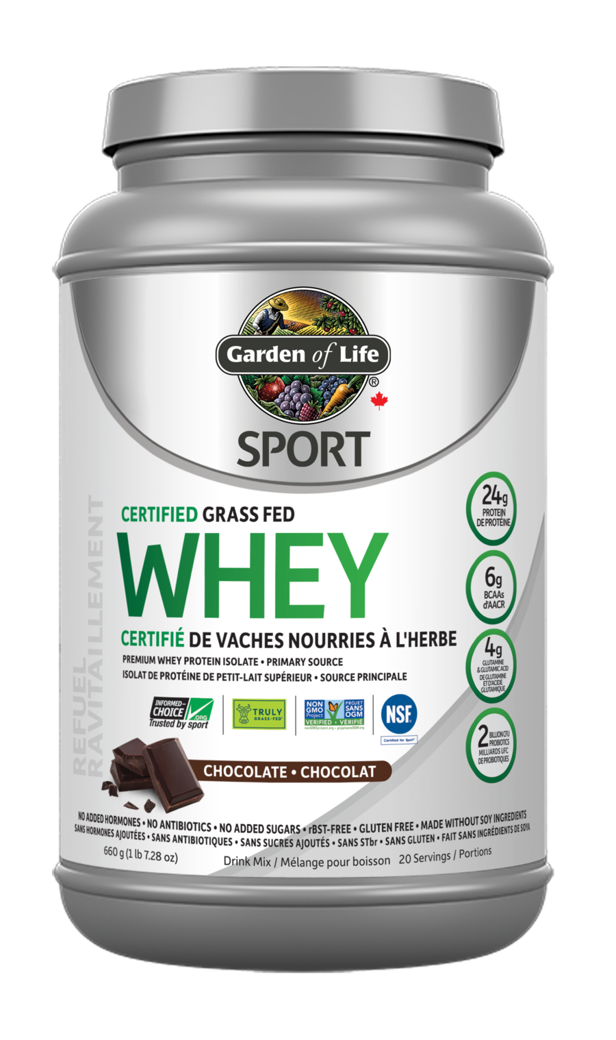 Garden of Life SPORT Certified Grass Fed Whey - JoyVIVA -  