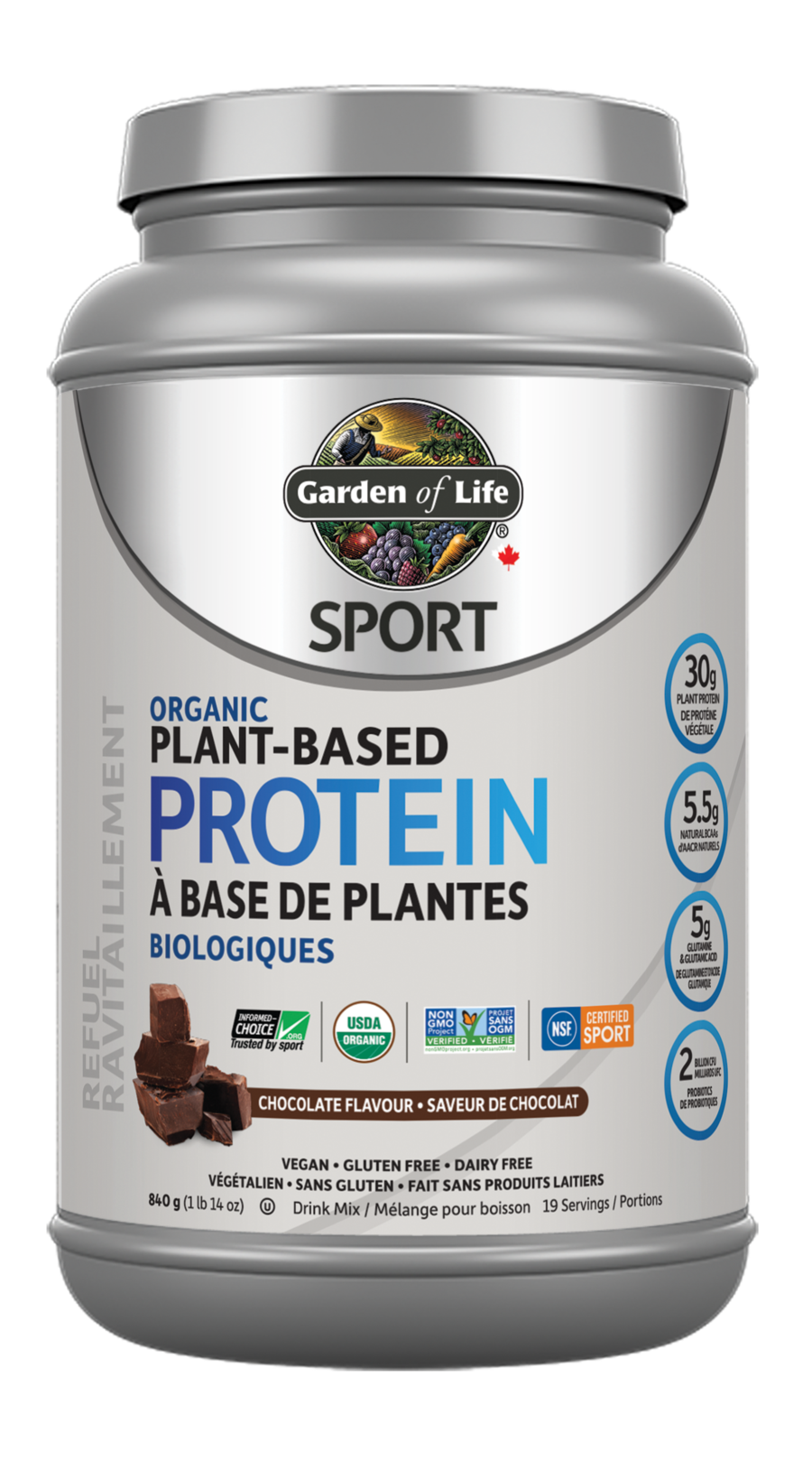 Garden of Life SPORT Organic Plant-Based Protein - JoyVIVA -  