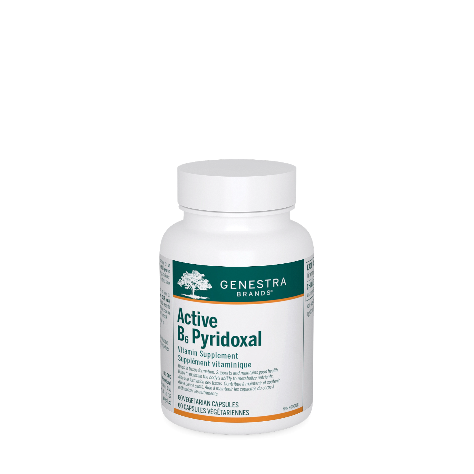 Genestra Active B6 Pyridoxal - JoyVIVA -  