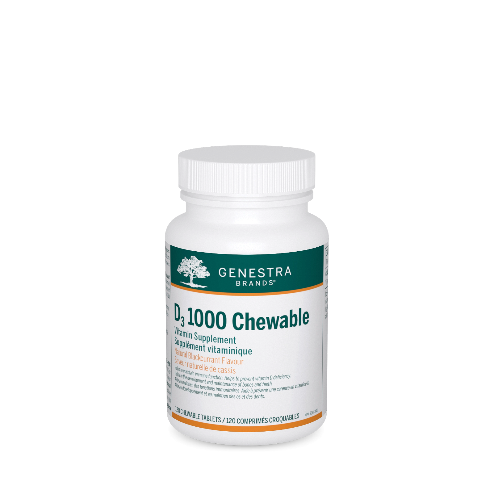 Genestra D3 1000 Chewable - JoyVIVA -  