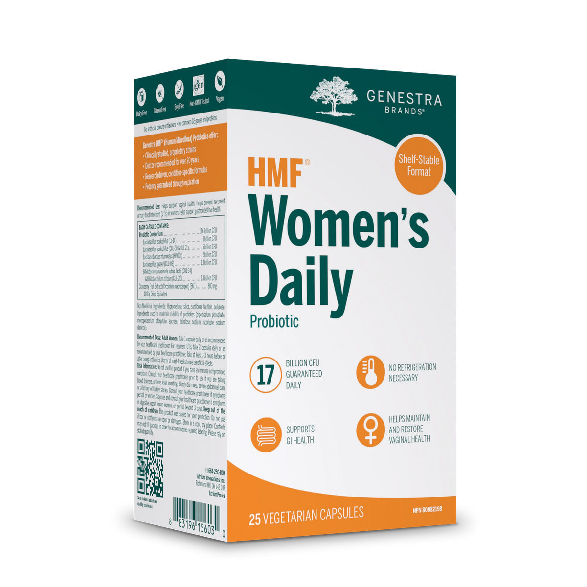 Genestra HMF Women's Daily Shelf Stable - JoyVIVA -  