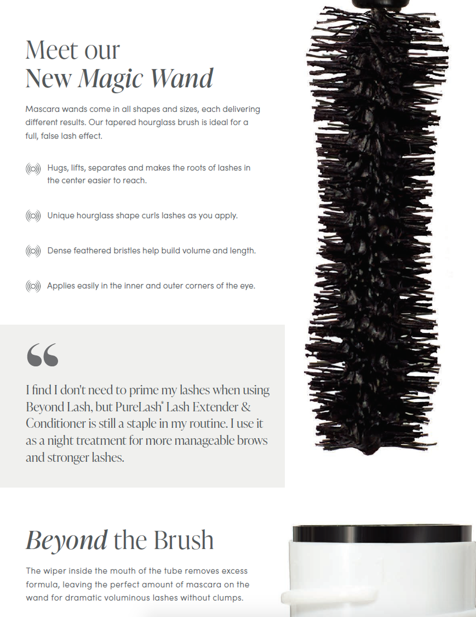 Jane Iredale Beyond Lash Volumizing Mascara in Black Ink - JoyVIVA -  