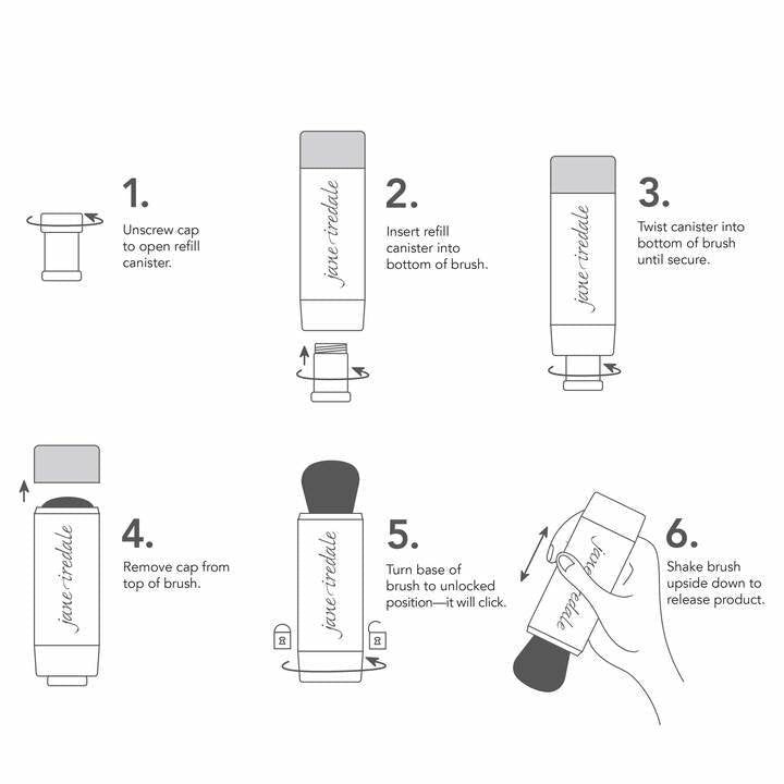 Jane Iredale Powder-Me SPF 30 Dry Sunscreen + 2 Refill Canisters - JoyVIVA -  
