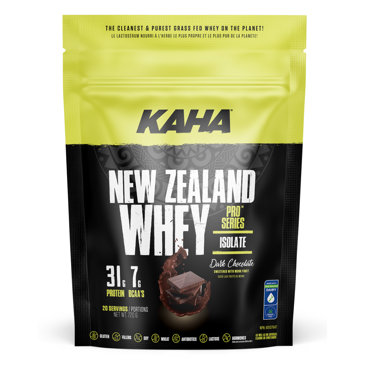 Kaha Nutrition New Zealand Whey Isolate (Pro Series) in Dark Chocolate