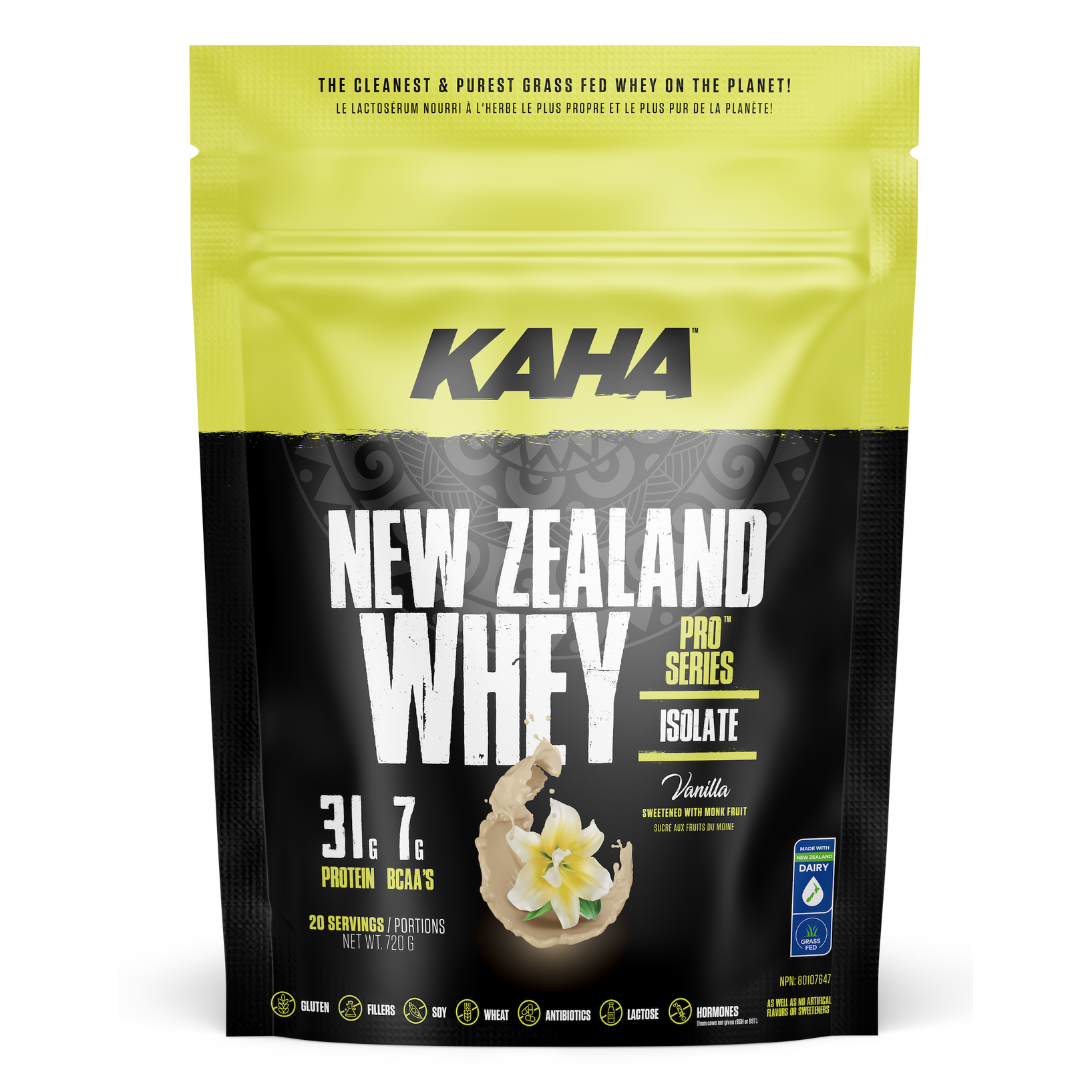 Kaha Nutrition New Zealand Whey Isolate (Pro Series) in Vanilla
