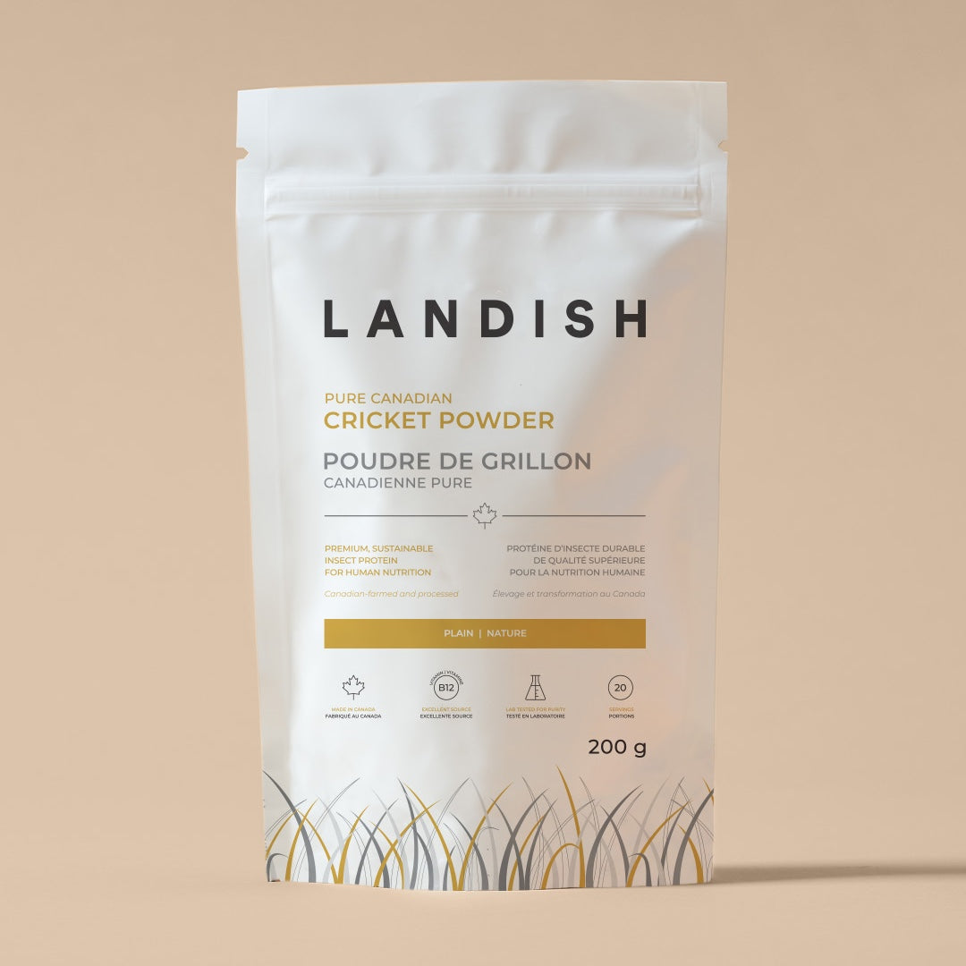 Landish Pure Canadian Cricket Protein Powder