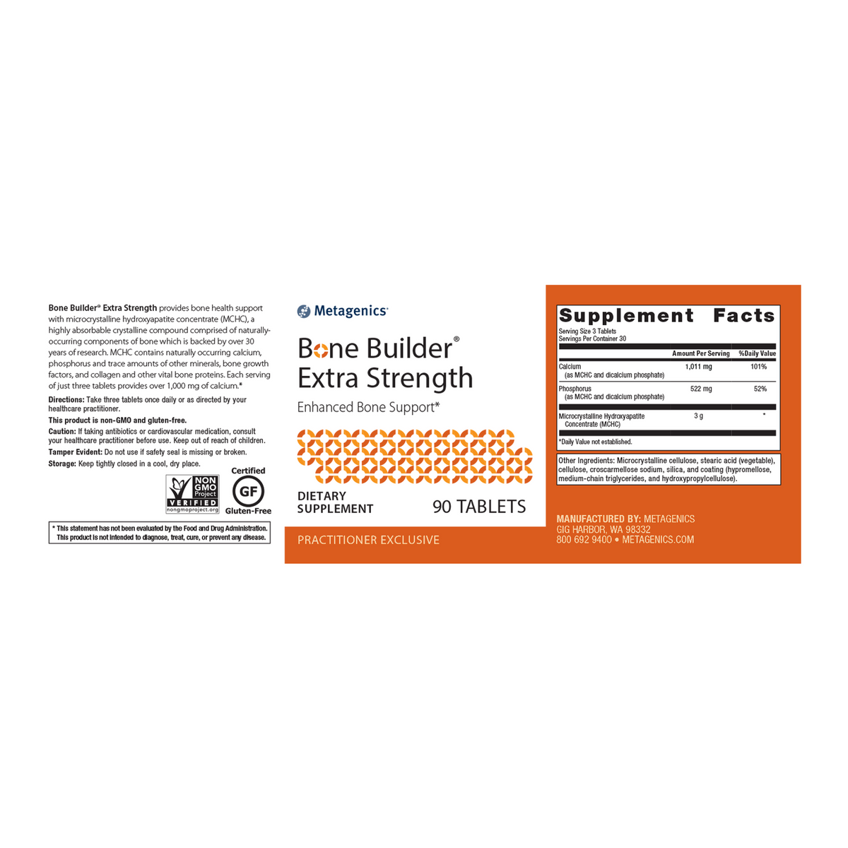 Metagenics Bone Builder Extra Strength - JoyVIVA -  