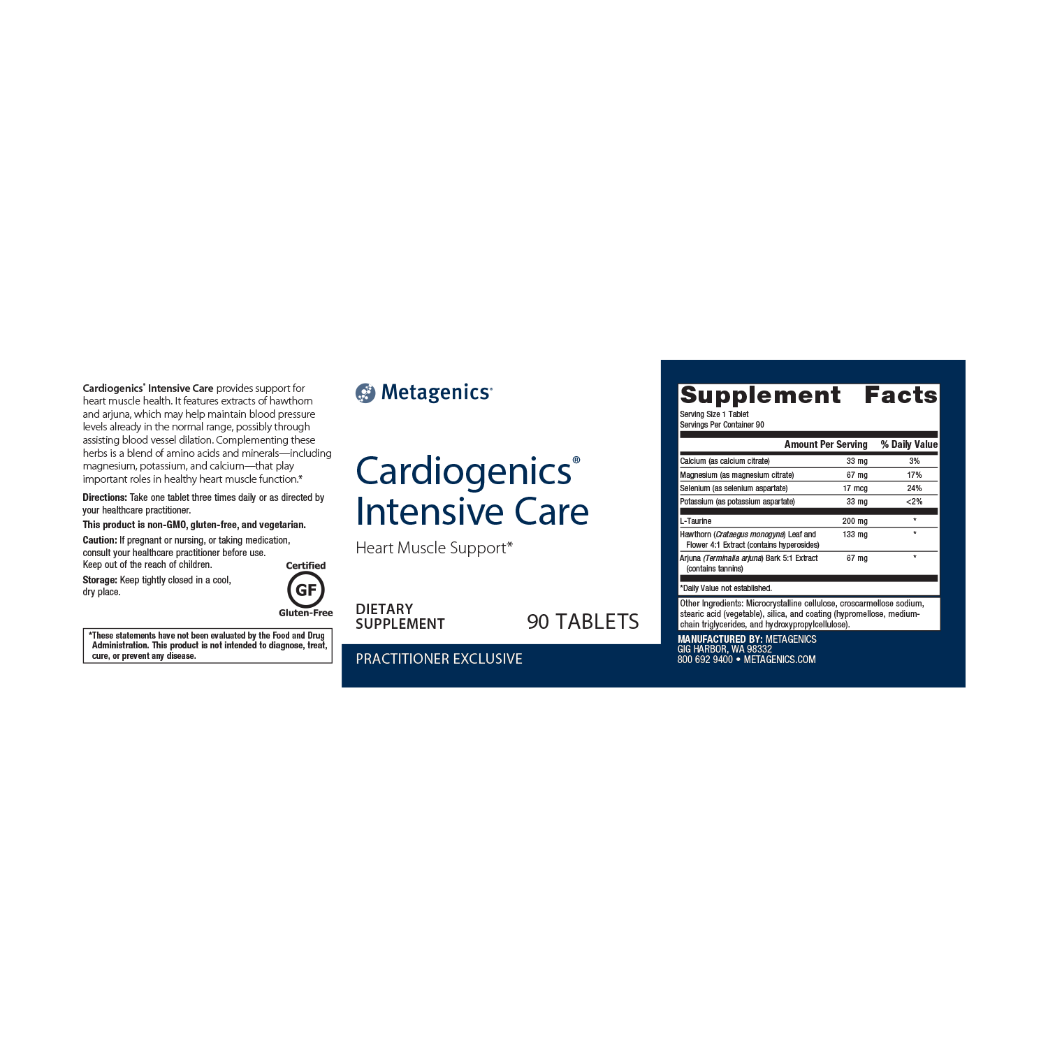 Metagenics Cardiogenics Intensive Care - JoyVIVA -  