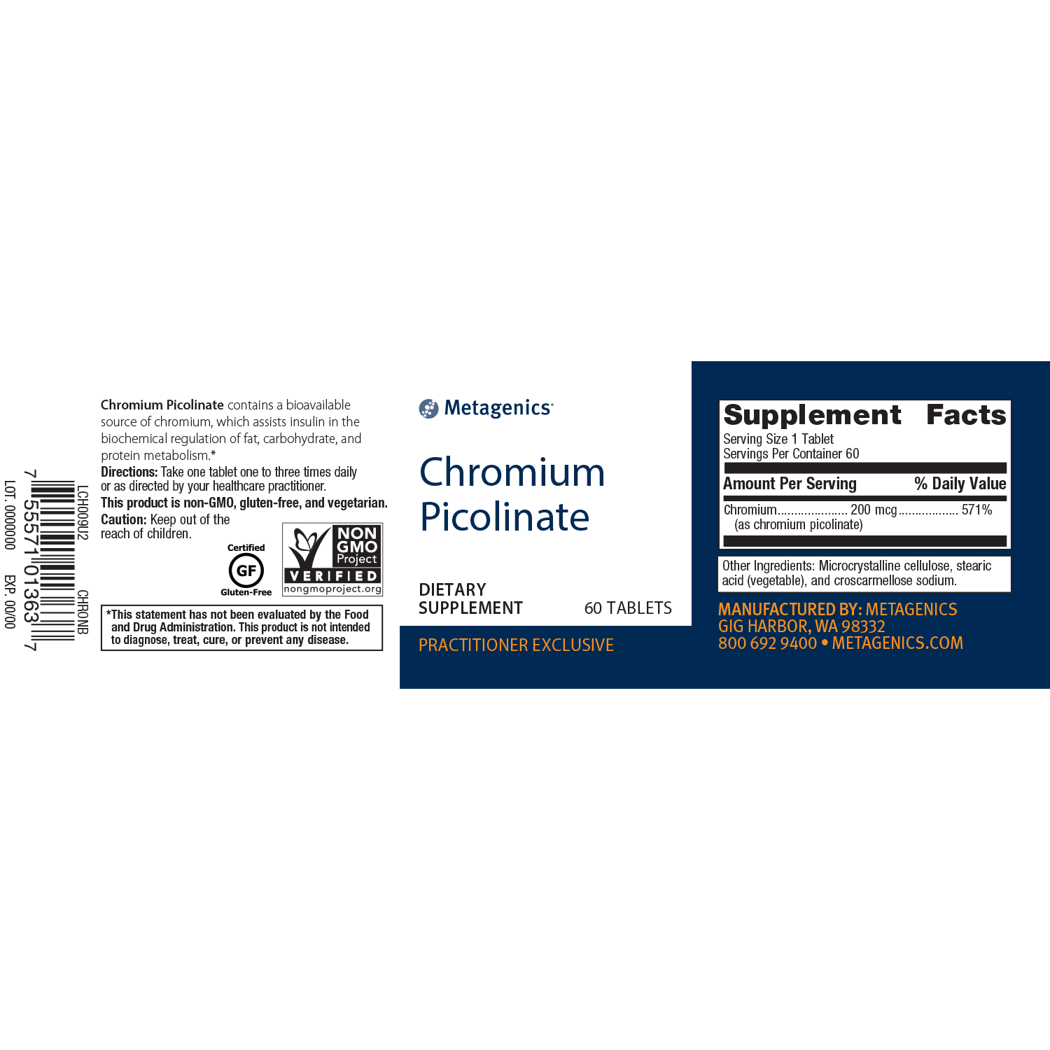 Metagenics Chromium Picolinate - JoyVIVA -  