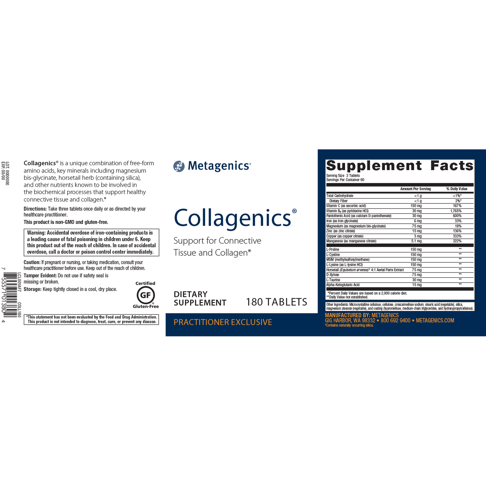 Metagenics Collagenics - JoyVIVA -  