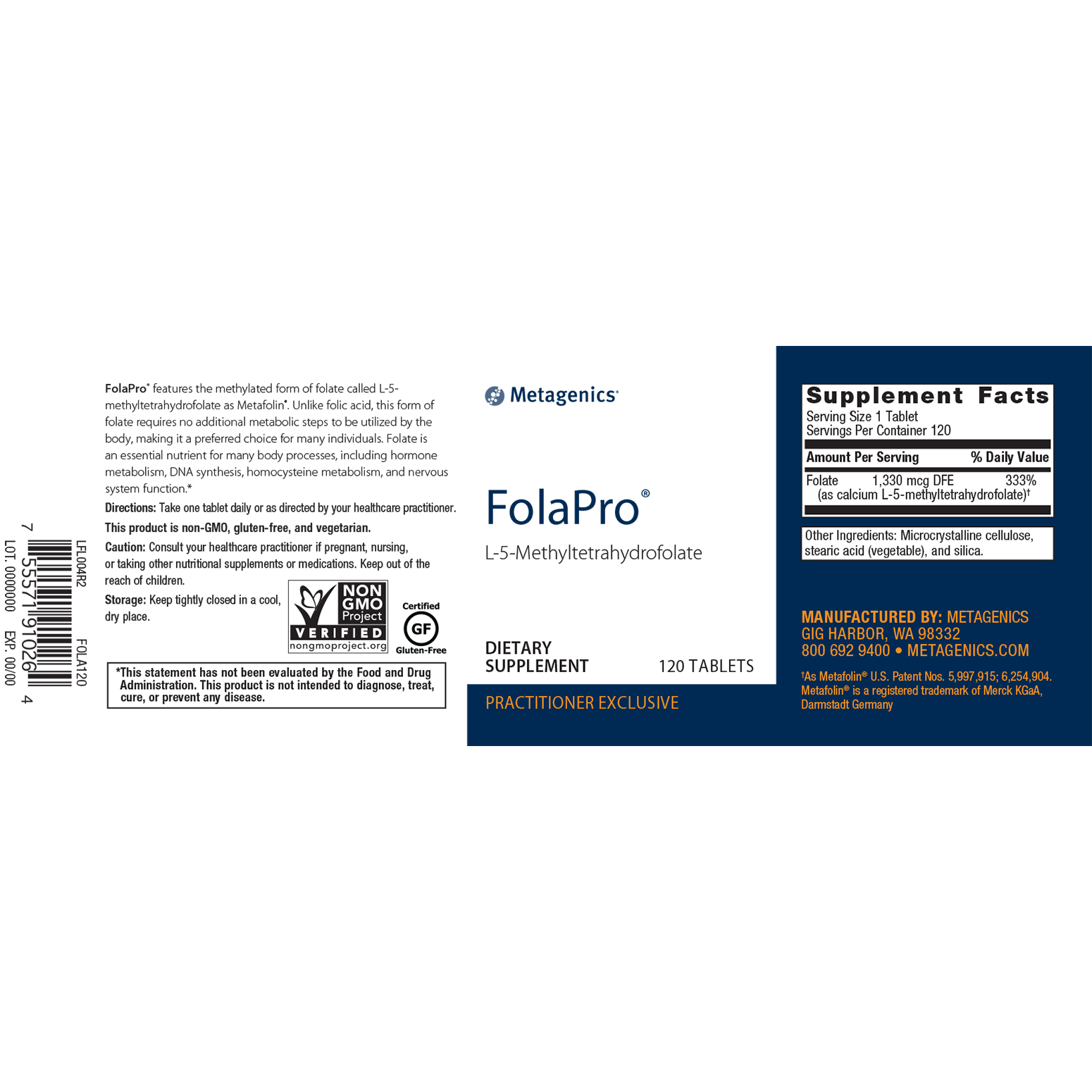 Metagenics FolaPro - JoyVIVA -  