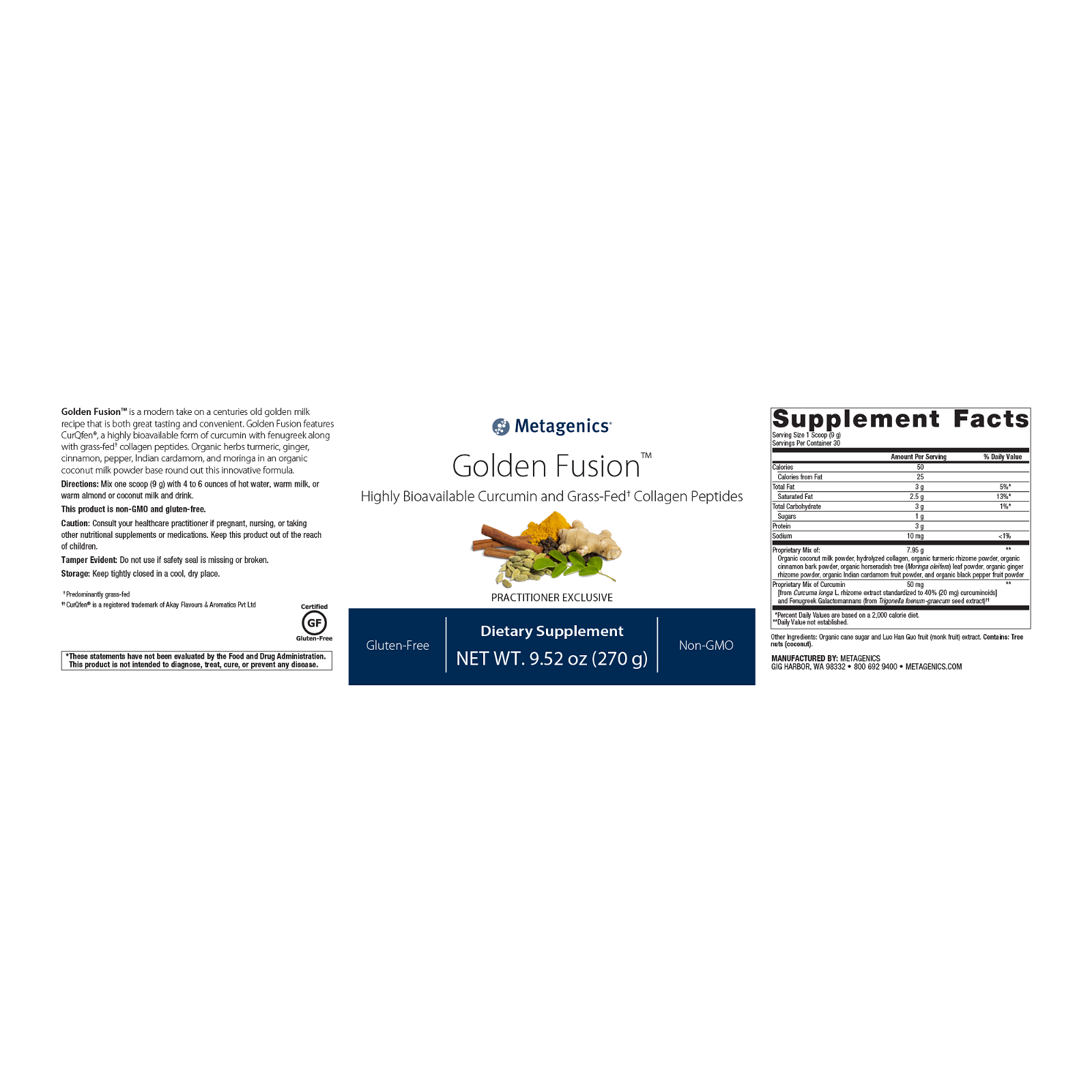 Metagenics Golden Fusion - JoyVIVA -  