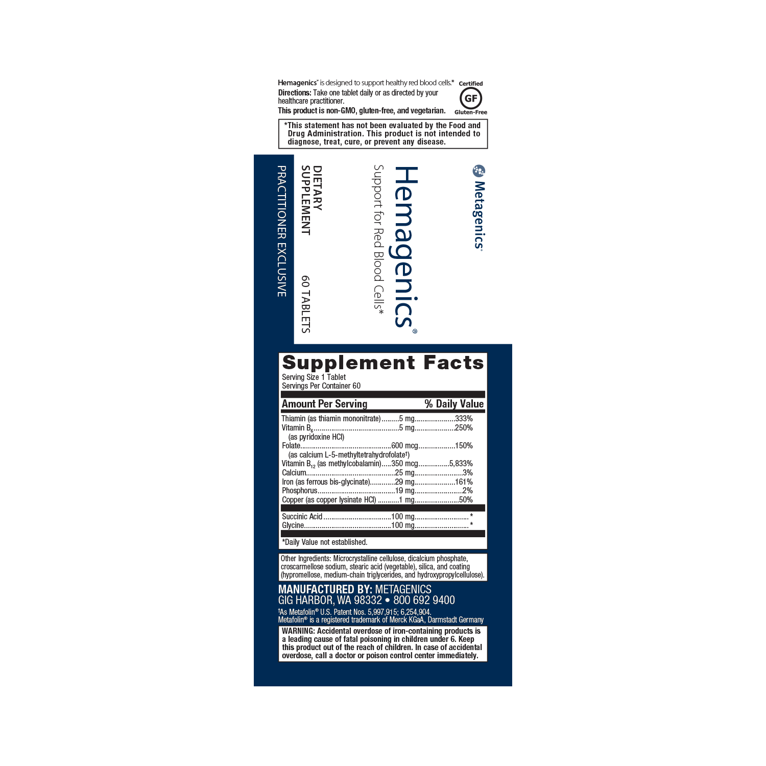 Metagenics Hemagenics - JoyVIVA -  